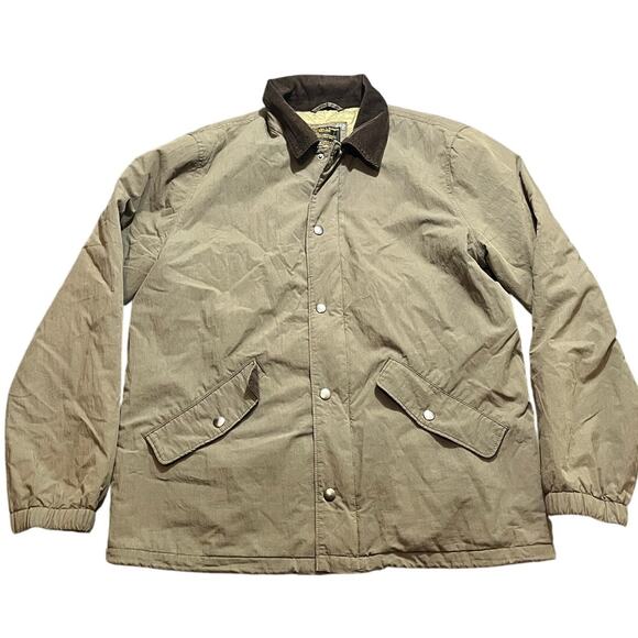 J.Crew Wallace & Barnes Men's Medium Insulated Coach's Jacket PrimaLoft Green - Picture 1 of 9